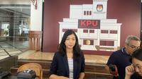 Komisioner Komisi Pemilihan Umum (KPU) Jakarta, Astri Megatari menerangkan soal debat kedua Pilkada Jakarta 2024. (Liputan6.com/ Muhammad Radityo Priyasmoro)