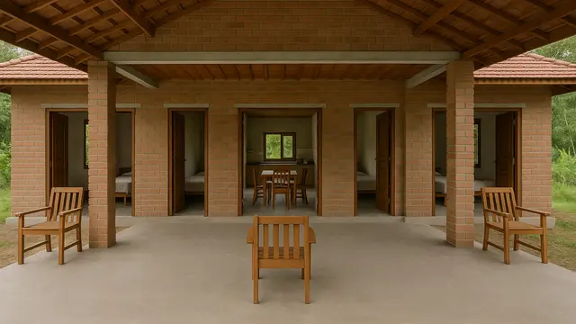 Desain Rumah Minimalis dengan 4 Kamar di Desa (Foto: ChatGPT)