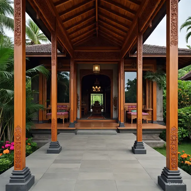 Rumah Sederhana Tapi Mewah di Kampung