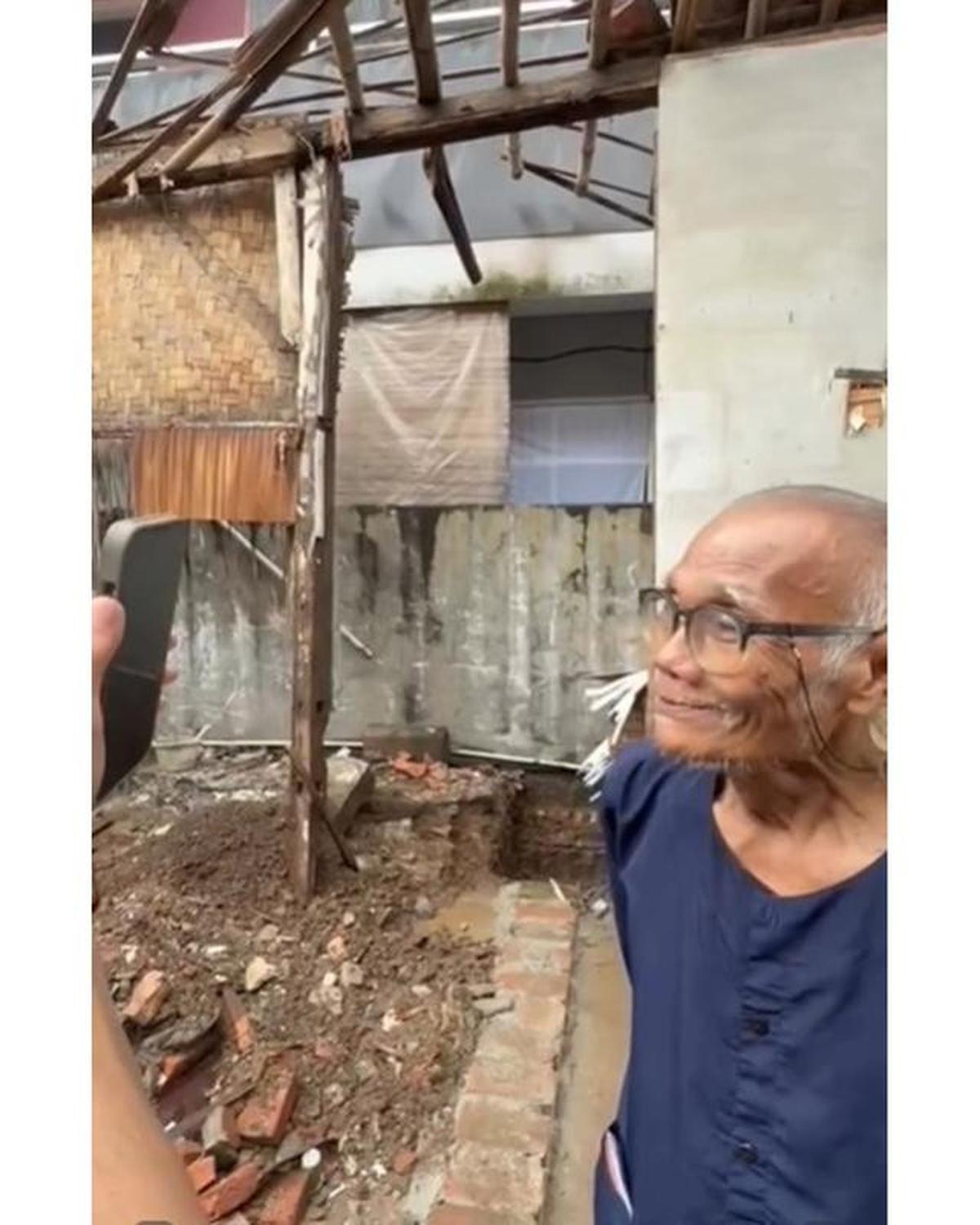 6 Potret Kondisi Rumah Diding Boneng yang Roboh, Raffi Ahmad Bantu Renovasi