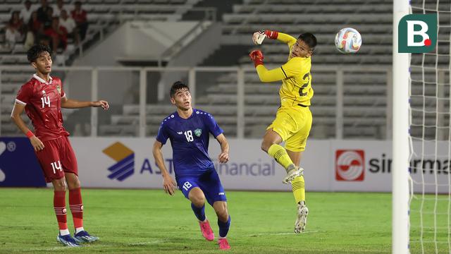 Foto: Lengah di Menit Awal dan Akhir, Timnas Indonesia U-20 Ditaklukkan Uzbekistan U-20 pada Laga Uji Coba Internasional
