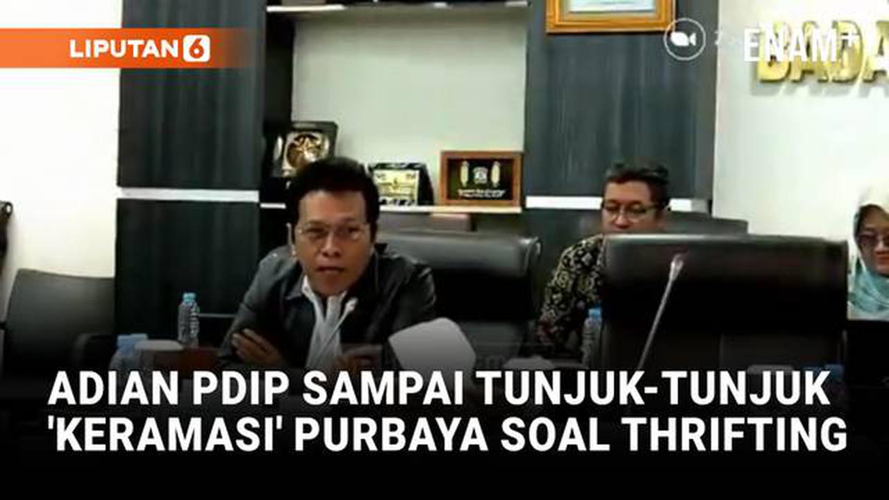 Adian PDIP 'Keramasi' Menkeu Purbaya Soal Thrifting, Singgung Soal Maling-Maling Dilindungi