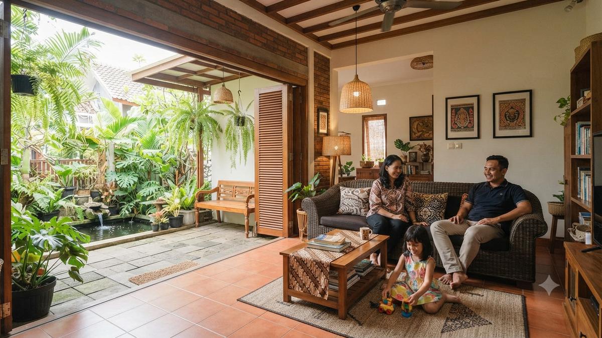 8 Rumah dengan Half Outdoor Living Room, Tren Baru untuk Iklim Tropis