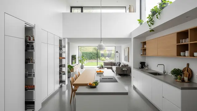 Model Rumah Kecil Tapi Punya Dapur Luas Karena Penataan Vertikal