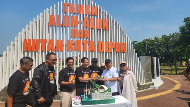 Wali Kota Depok Resmikan Taman Alun-Alun dan Hutan Kota di Sawangan