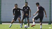 Bek timnas Meksiko, Rafael Marquez. (Twitter)