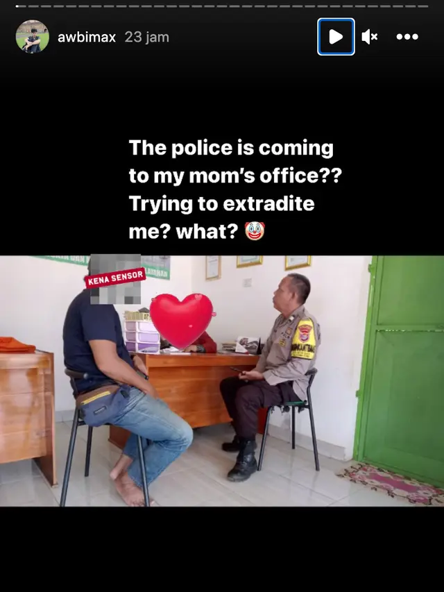 Unggahan Bima Yudho Saputro. (Foto: Dok. Instagram @awbimax)