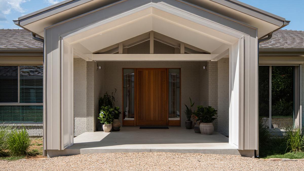 7 Model Atap Teras Depan Rumah Segitiga yang Rapi dan Estetik di 2025