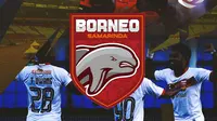 Liga 1 - Ilustrasi Logo Borneo FC Samarinda BRI Liga 1 (Bola.com/Adreanus Titus)