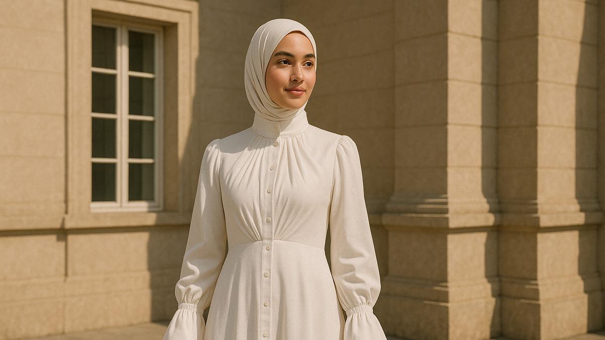 8 Model Gamis Putih Elegan, Jadi Inspirasi Cantik di Berbagai Acara