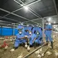 Penerapan Modern Farming dalam Budidaya Ayam Probiotik Berkualitas di Desa Tonjong, Pasaleman, Kabupaten Cirebon. (Foto: dokumen JAPFA)