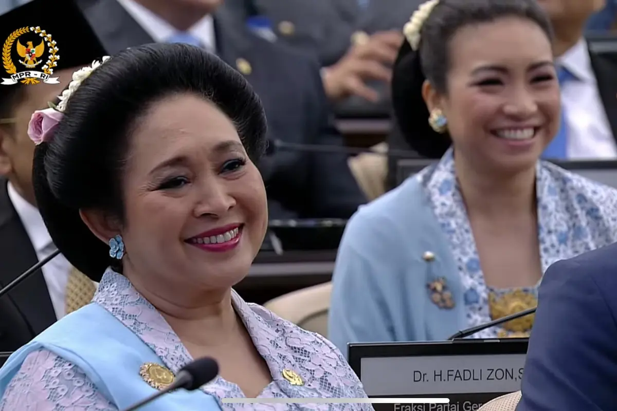 Titiek Soeharto Hadir di Pelantikan Prabowo-Gibran
