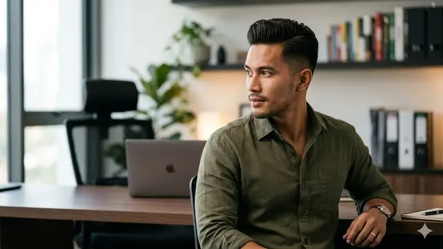 Model Rambut Pria Pendek Formal Namun Tetap Gaya