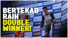 Berita video pembalap Yamaha Racing Indonesia, Arai Agaska Dibani Laksana, gagal meraih podium juara di hari pertama Yamaha Sunday Race 2024 yang diadakan di Sirkuit Mandalika, Lombok, Nusa Tenggara Barat, Sabtu (20/7/2024).