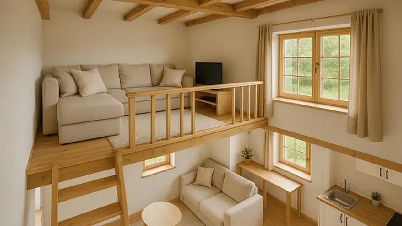 10 Model Rumah Mungil di Desa dengan Mezzanine Minimalis, Sudut Kecil Ini Auto Jadi Tempat Favorit