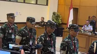 Duduk di Kursi Pesakitan, Ini Wajah 4 Anggota TNI Terlibat Kasus Siram Air Keras ke Andrie Yunus