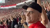 Momen Cristian Gonzalez Nostalgia Nonton Indonesia vs Filipina (Sumber: Intagram/el_locogoliadorcg10_)