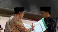 Presiden Joko Widodo membuka Pospenas di Stadion Maulana Yusuf, Banten