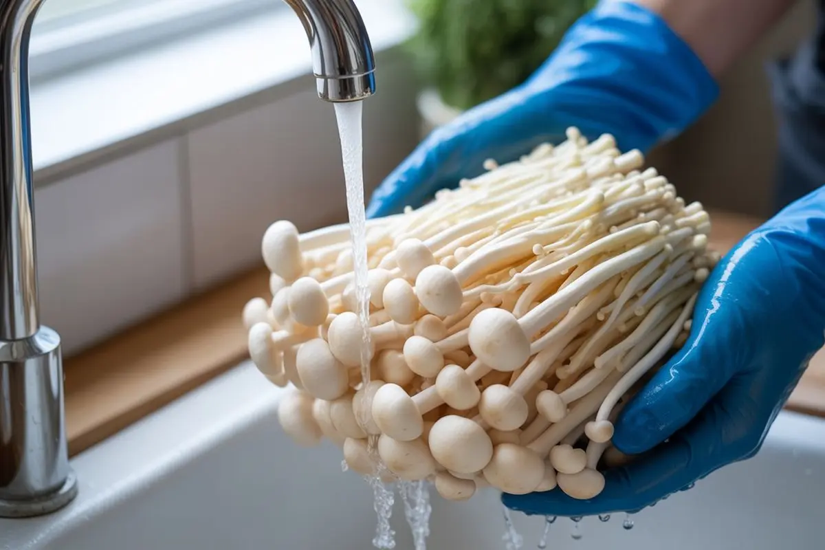 apakah jamur enoki berbahaya