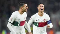 Portugal berhasil melumat Republik Ceko pada matchday 5 Grup 2 UEFA Nations League A 2022/2023. (AP/Petr David Josek)