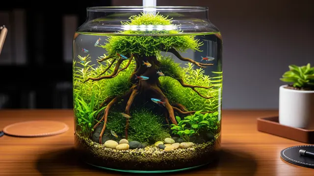Ide Aquarium dari Toples Kaca