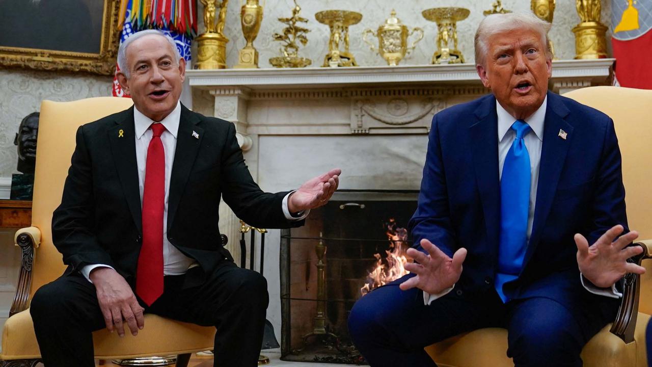 Demo Pro-Palestina Sambut Pertemuan Netanyahu-Trump di Gedung Putih