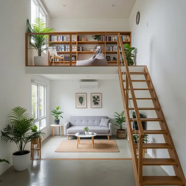 9 Gambar Rumah Minimalis Mezzanine, Maksimalkan Ruang Vertikal