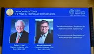 Mengenal Robert E. Hall dan Michael Woodford, Peraih Nobel Ekonomi 2026