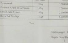 Beredar Surat Kades di Klapanunggal Bogor Minta THR ke Pengusaha