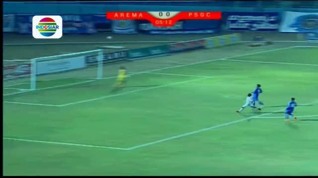 Highlights Piala Presiden 2015 antara Arema Cronus vs PSGC Ciamis di Stadion Kanjuruhan, Malang, Rabu (09/09/2015).
