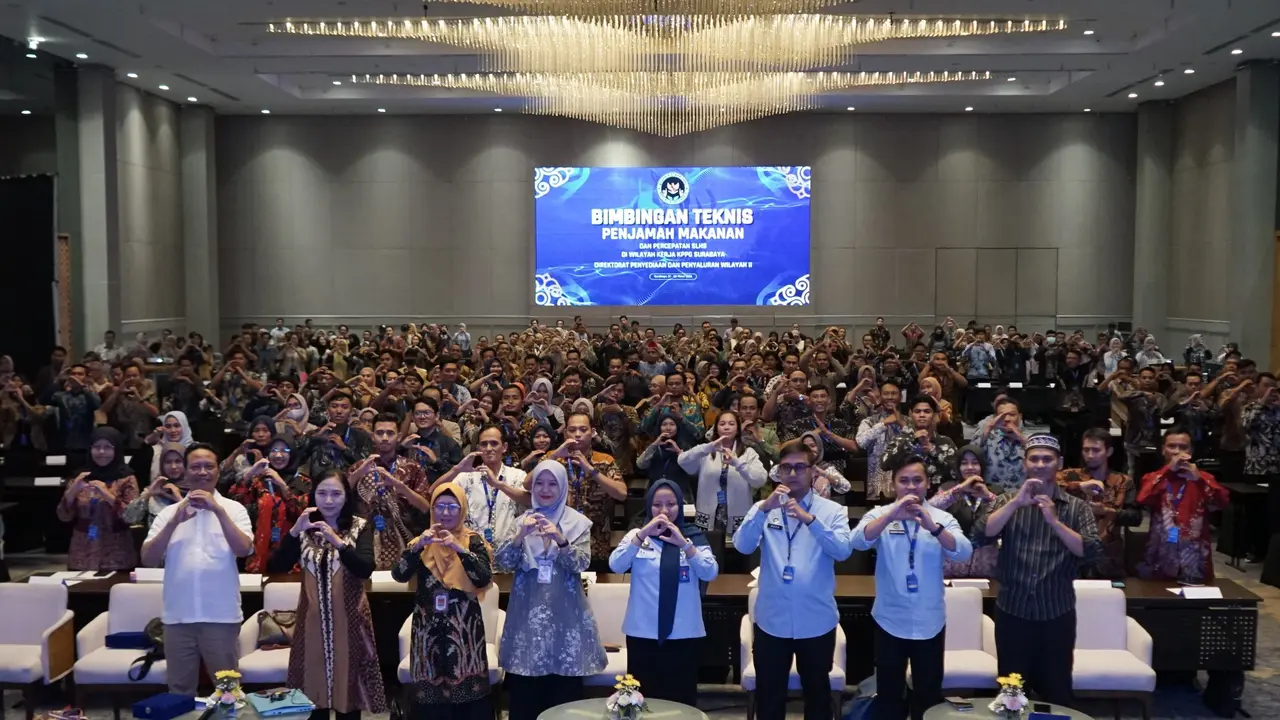 Untuk meningkatkan kualitas layanan penyediaan makanan bergizi bagi masyarakat, diselenggarakan kegiatan Bimbingan Teknis Penjamah Makanan Program Makanan Bergizi Gratis (MBG) dan Percepatan Penyediaan Sertifikat Laik Higiene Sanitasi (SLHS) pada tanggal