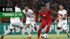 Berita video gol-gol Timnas Indonesia U-19 saat menang 4-1 atas Filipina di Piala AFF U-19, Kamis (5/7/2018).