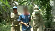 Satpol PP menangkap para siswa atas laporan masyarakat yang resah.