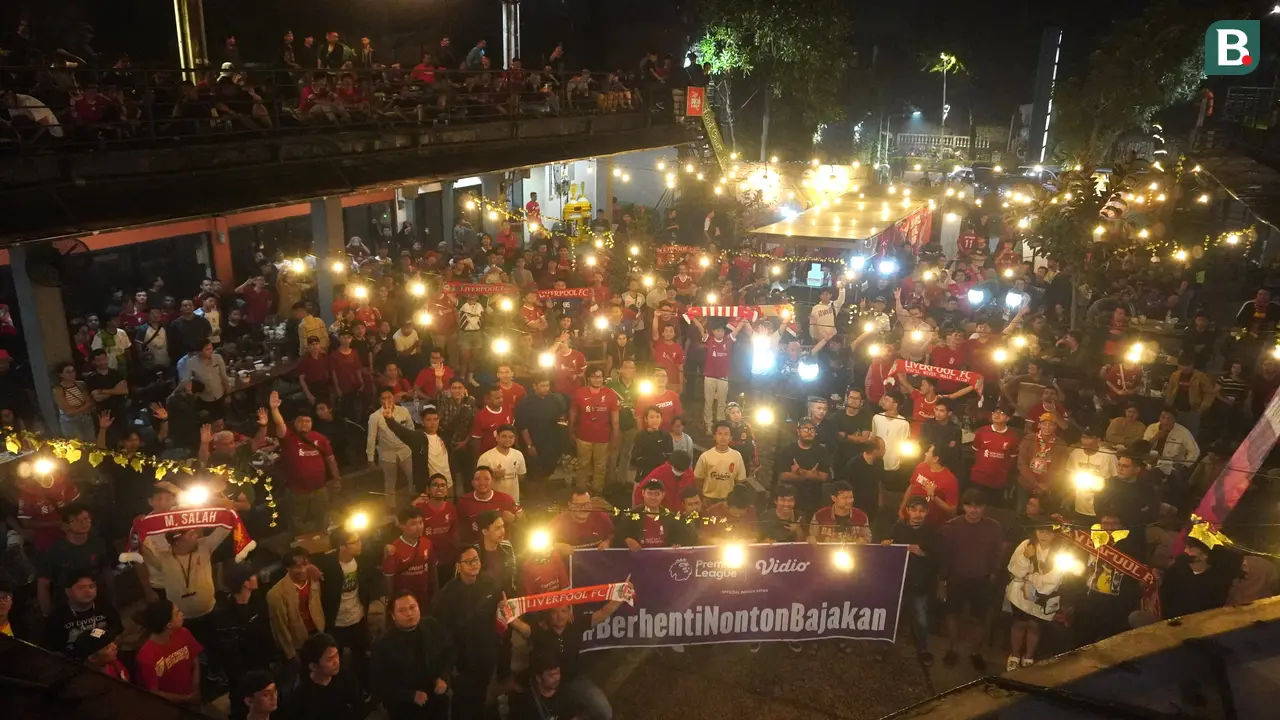 Foto: Tumpah Ruah Fans The Reds saat Roaring Night Liverpool vs Manchester City di Kemang