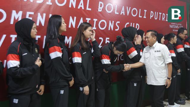 Pelepasan Timnas Voli Putri Indonesia