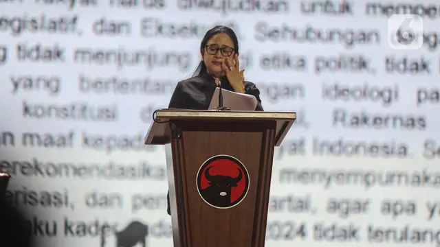 Momen Puan Maharani Menangis Singgung Kader PDIP Pelanggar Konstitusi
