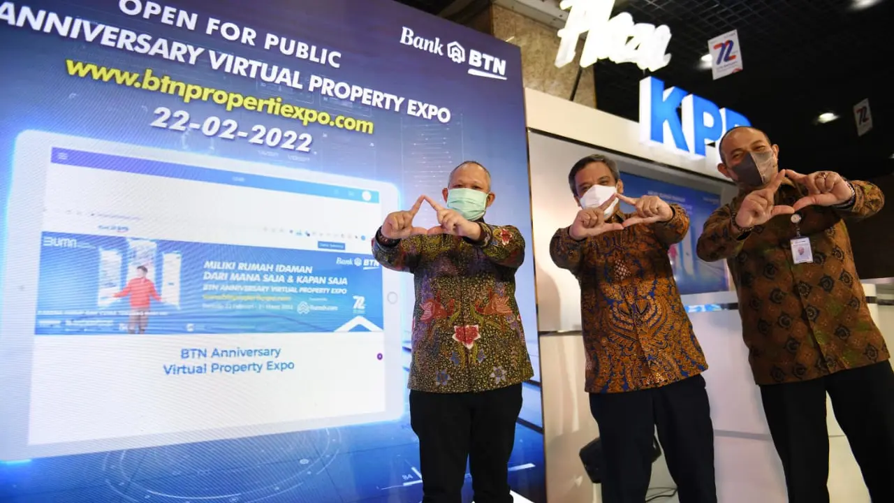 BTN  menggelar BTN Anniversary Virtual Property Expo dalam rangka perayaan HUT ke-72 tahun.