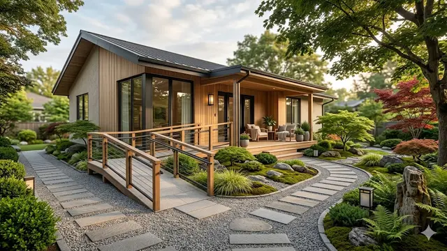 Model Rumah Lansia dengan Area Jalan Pagi