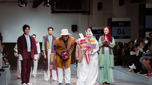 Kaloka di runway Jakarta Food and Fashion Festival (JF3) 2023