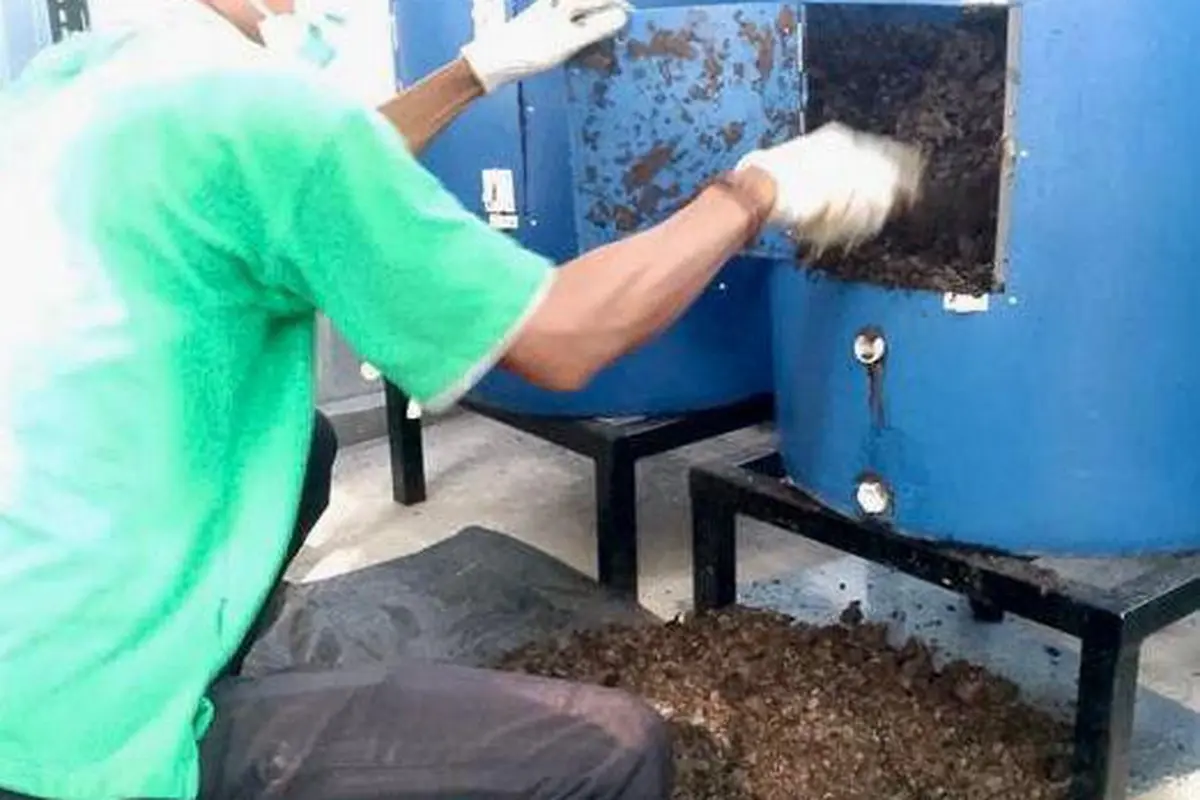 Rumah kompos ini dirancang untuk mendukung prinsip Reduce, Reuse, Recycle. Dok Elnusa