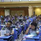 Sebanyak 431 taruna tingkat dua Sekolah Tinggi Ilmu Pelayaran (STIP) Jakarta mengikuti psikotes di kampus STIP Jakarta, Senin (30/1).