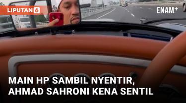 Nyetir Mobil Sambil Main HP, Ahmad Sahroni Diomeli Warganet