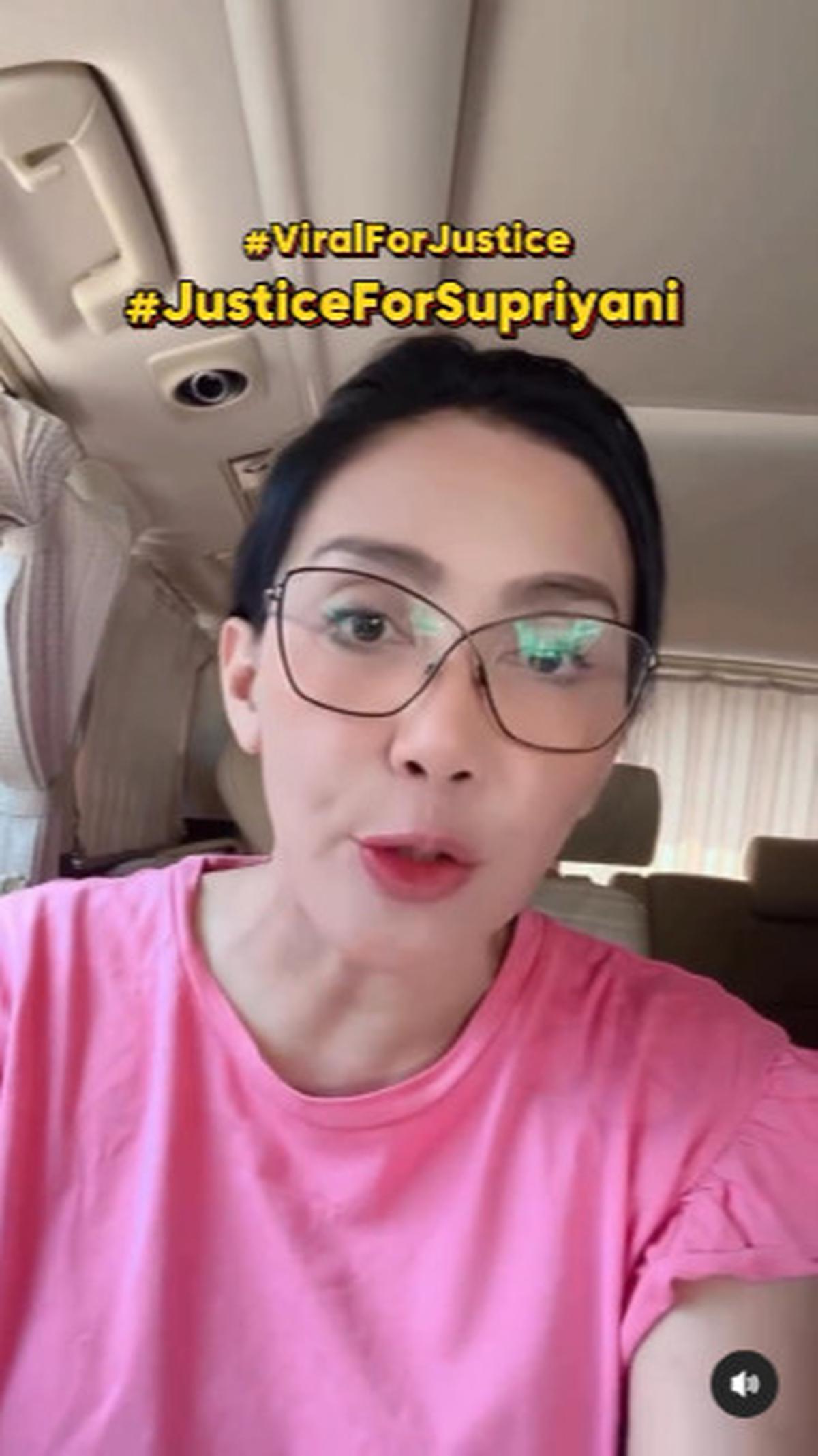Rieke 'Oneng' Minta Hakim PN Andolo Tuntut Bebas Guru Honorer Supriyani