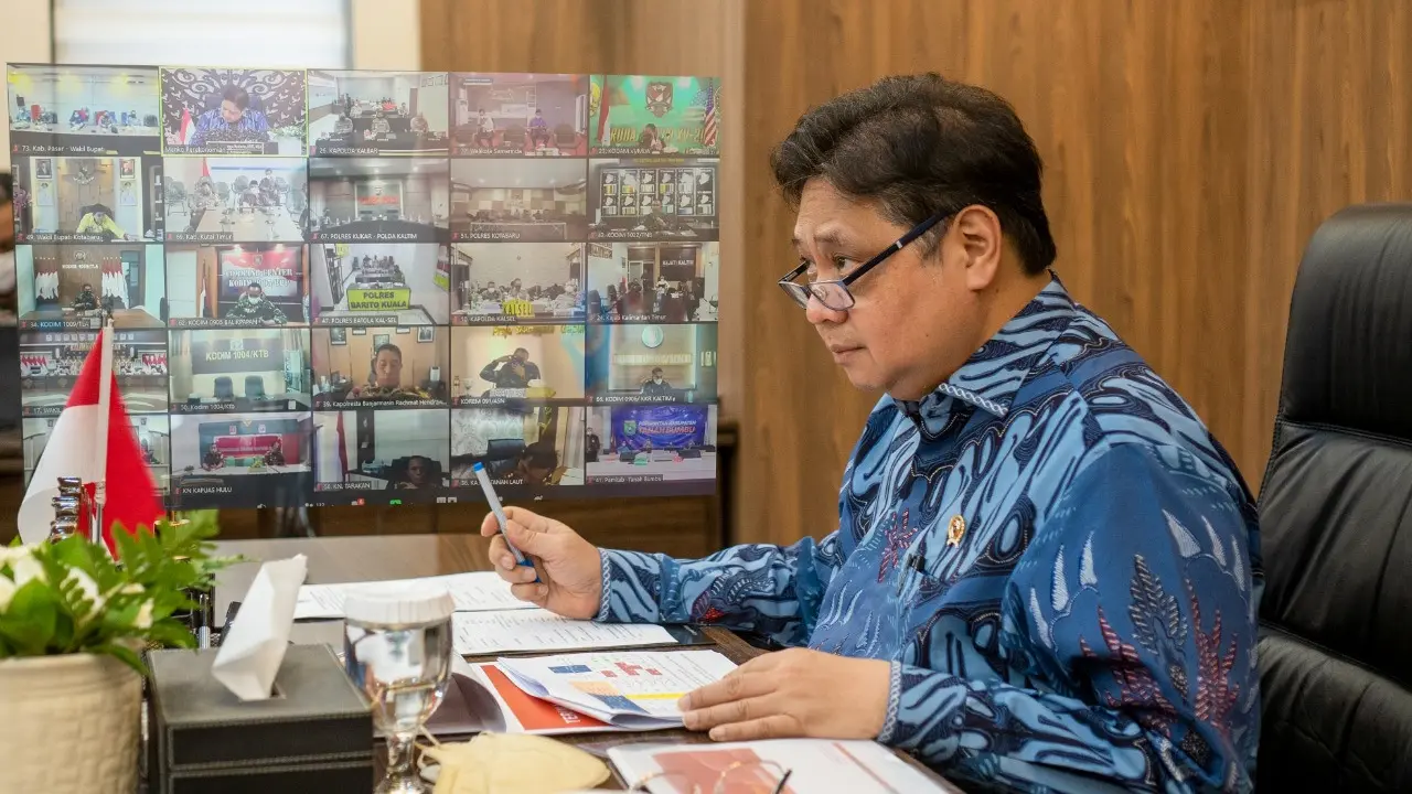 Menteri Koordinator Bidang Perekonomian Airlangga Hartarto.