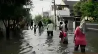 Banjir Ciledug,Tangerang sudah mulai surut. 