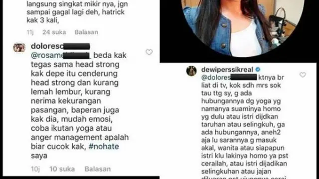 Dewi Perssik (Foto: Instagram/@lambenyinyir)