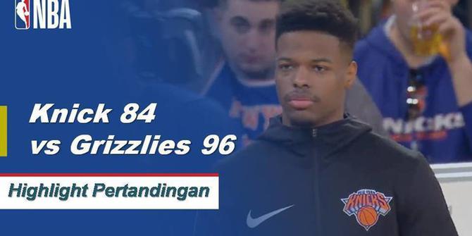 Cuplikan Pertandingan NBA : Grizzlies 96 vs Knicks 84