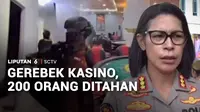 Polisi menggerebek sebuah lokasi perjudian berkelas kasino, di Kota Batam, Kepulauan Riau. Ratusan orang ditangkap polisi.