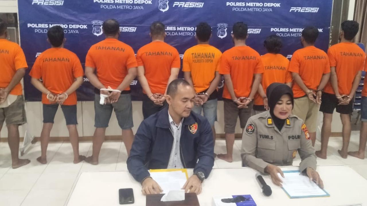 11 Orang jadi Tersangka, Begini Kronologi Bentrokan Dua Kelompok di Depok Berujung Pembakaran Lapak