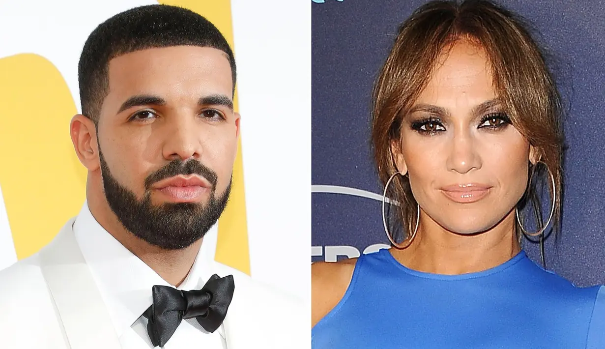 Drake mencurahkan isi hatinya mengenai rasa kehilangan Jennifer Lopez lewat lagunya yang berjudul Diplomatic Immunity. (Taylor Hill/FilmMagic / Jason LaVeris/FilmMagic)